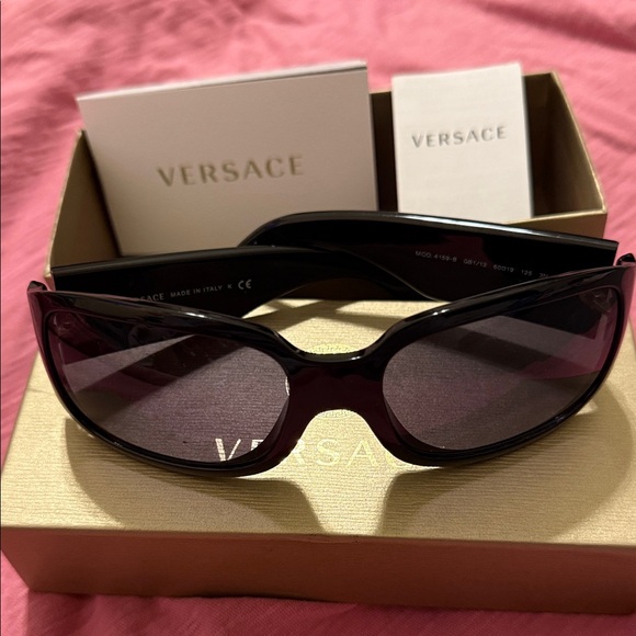 Versace Dark Purple Sunglasses - Picture 1 of 3